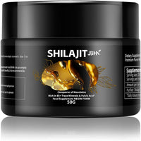 Himalaya Shilajit Original - Resina de Shilajit orgánica del Himalaya rica en más de 85 oligoelementos y ácido fúlvico para concentración, energía e inmunidad, 50 gramos